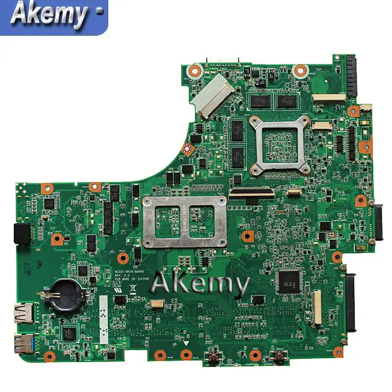 AK N53SN Nešiojamojo kompiuterio motininė plokštė, skirta ASUS N53SN N53SM N53SV N53S N53 Bandymo originalus mainboard GT540M 2GB HM65