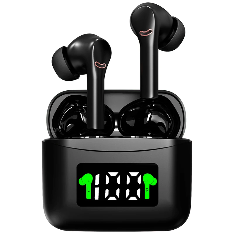 ANC J5 Tws Ausinės Bluetooth, Belaidės Ausinės, Sporto ausinės Stereo Ausinių Muzikos Touch Kontrolės Ausinės Su Mikrofonu