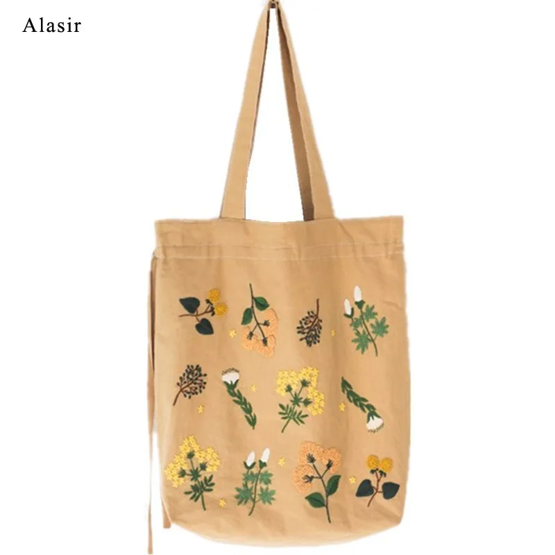 Alasir mielas augalų iliustracija arttsy kelioniniai krepšiai Europos stiliaus siuvinėjimų 