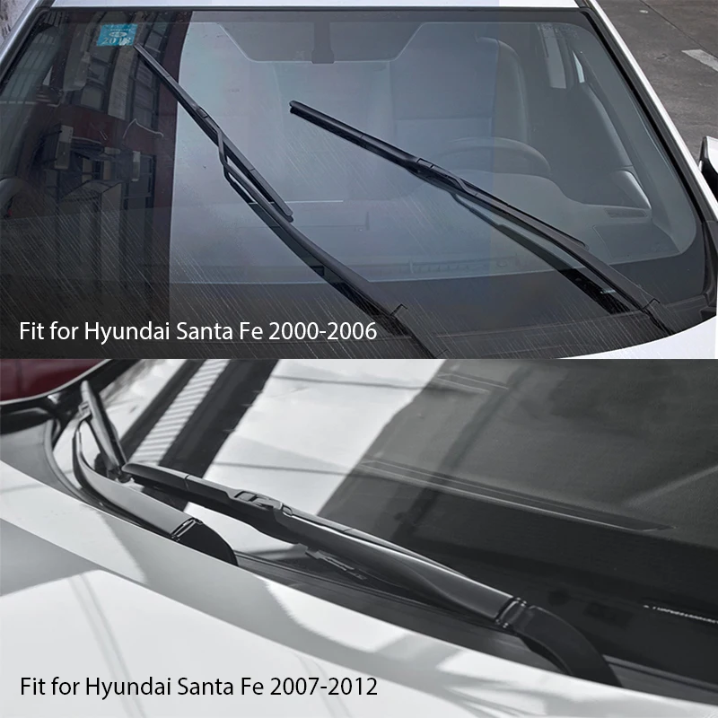 Automobilio Priekinio Stiklo Guma Priekinių Valytuvų Svirties Komplektas Hyundai Santa Fe 2017 M. M. 2016 M.-2000 Priekinis Stiklas, Originalus Priedai
