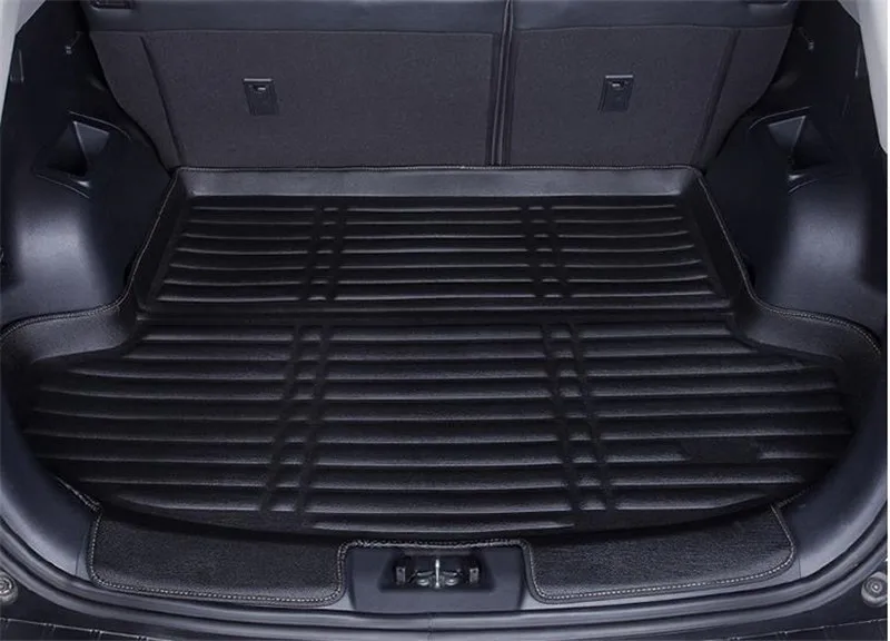 Automobilio stilius 3D trimatis PU uodega dėžutės apsaugos kilimų trinkelėmis kamieno bagažo padas Nissan Qashqai J10 2007-