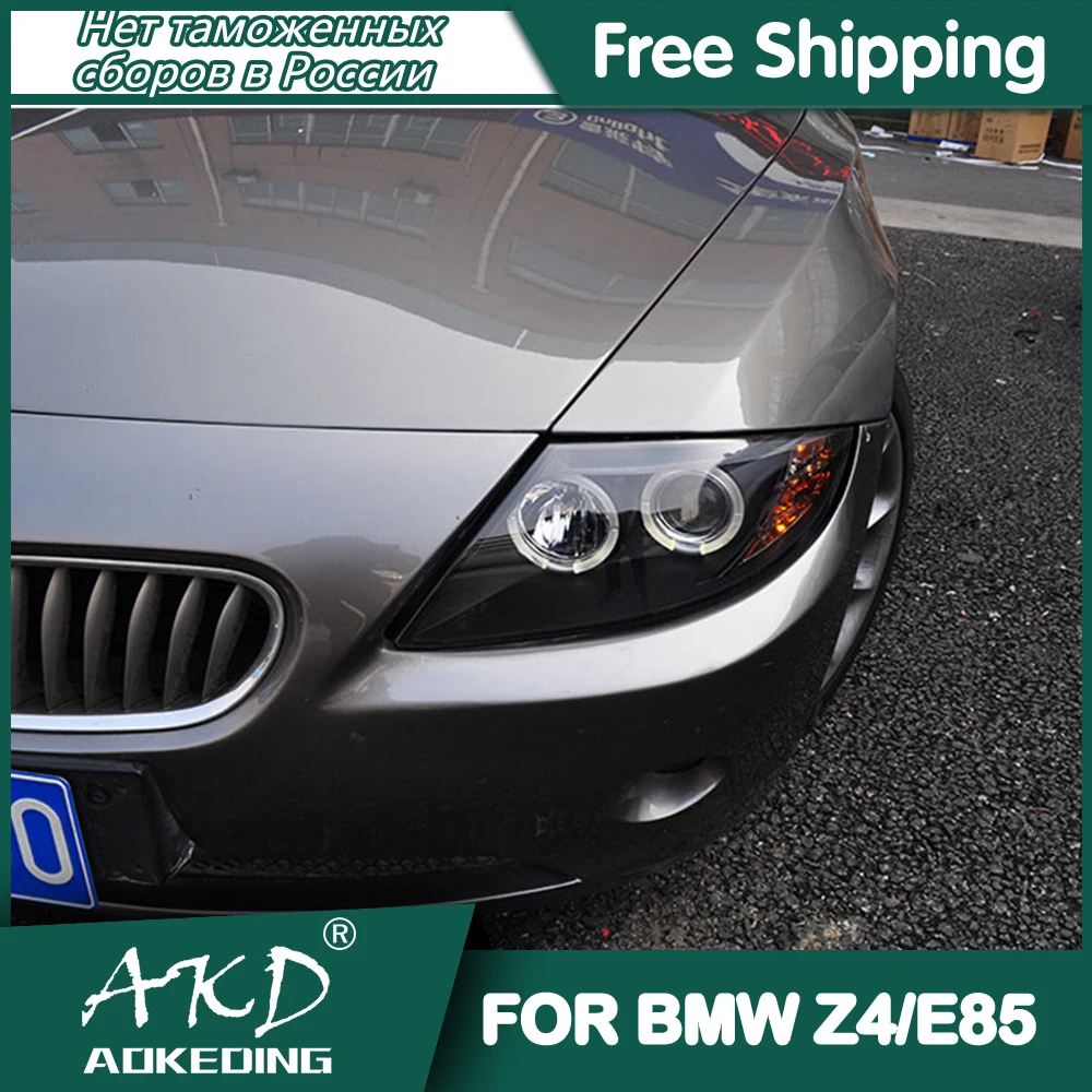 Automobilių BMW Z4 E85 Žibintai DRL Dienos Veikia Šviesos diodų (LED Bi Xenon Lemputė, Rūko Žibintai, Automobilių Aksesuaras BMW Z4 E85 Žibintas
