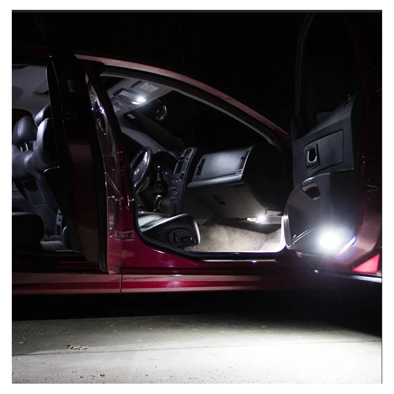 Balta Canbus Klaida Nemokama Automobilių LED Lempos Vidaus reikalų Svarstymą Dome Žemėlapis Stogo Lempučių Rinkinys, skirtas Sėdynės Ibiza 6L 6J 6P 2002-2016