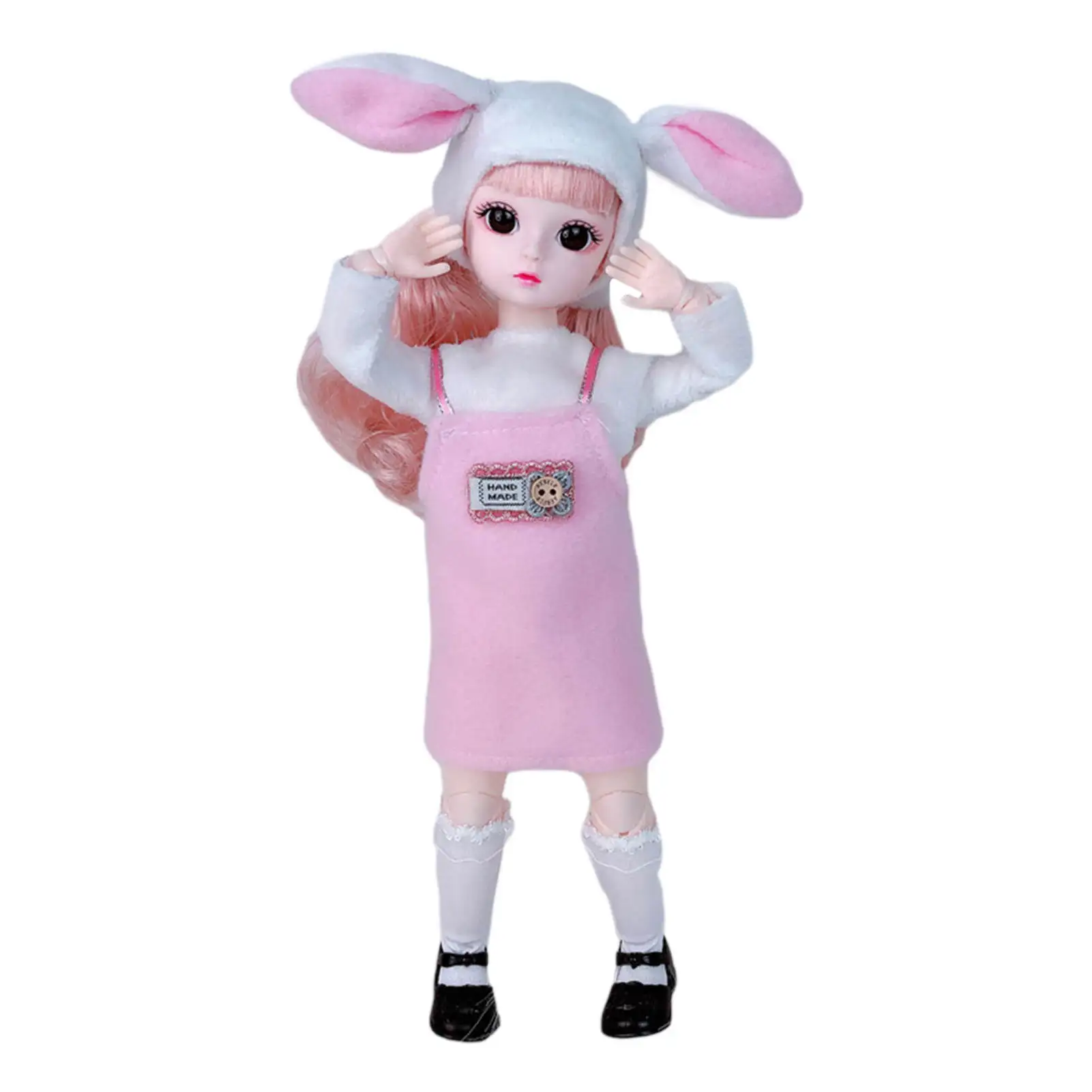 Bendras Lėlės Kilnojamojo Sąnarių BJD Doll Dress Up Cute Lėlės Su Pižama Mergaitėms Žaislas, Gimtadienius, Dovanos