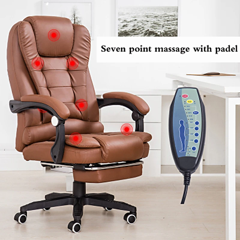 Biuro Kėdė Boss, Ergonomiškas Kompiuterio Žaidimų Kėdė Interneto Kavinė Sėdynės Namų Sėdima Septynių taškų masažas Kėdė Su Pakoja