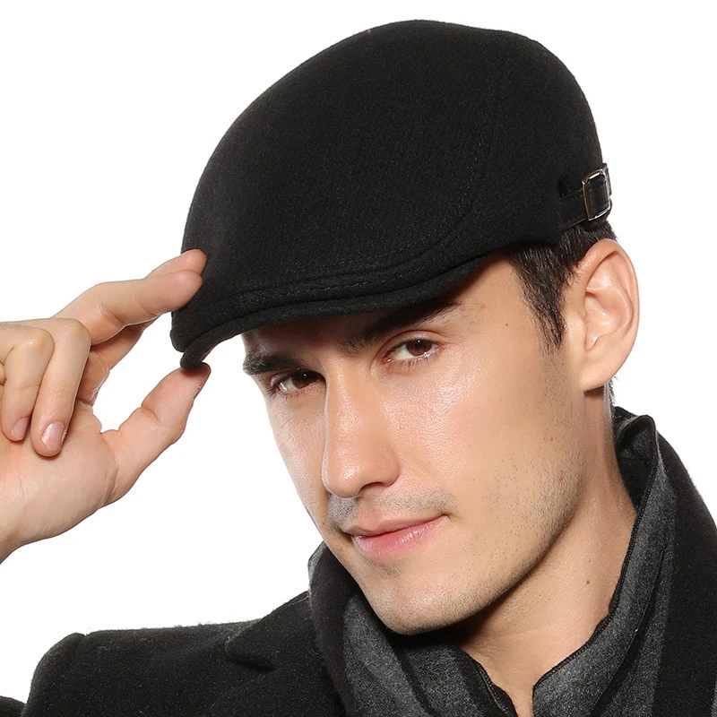Britų Stiliaus Rudens-Žiemos Vyrų Beretės Bžūp Mados Butas Kepurės Vyrams Skrybėlę Classic Vintage