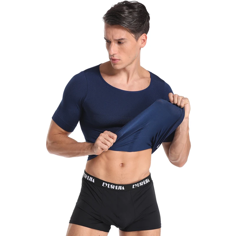 Būti-Formos Vyrų Lieknėjimo Vest Kūno Shaper Marškinėliai Korekcinių Laikysena Pilvo Kontroliuoti Suspaudimo Vyras Modeliavimas, apatinio Trikotažo Korsetas