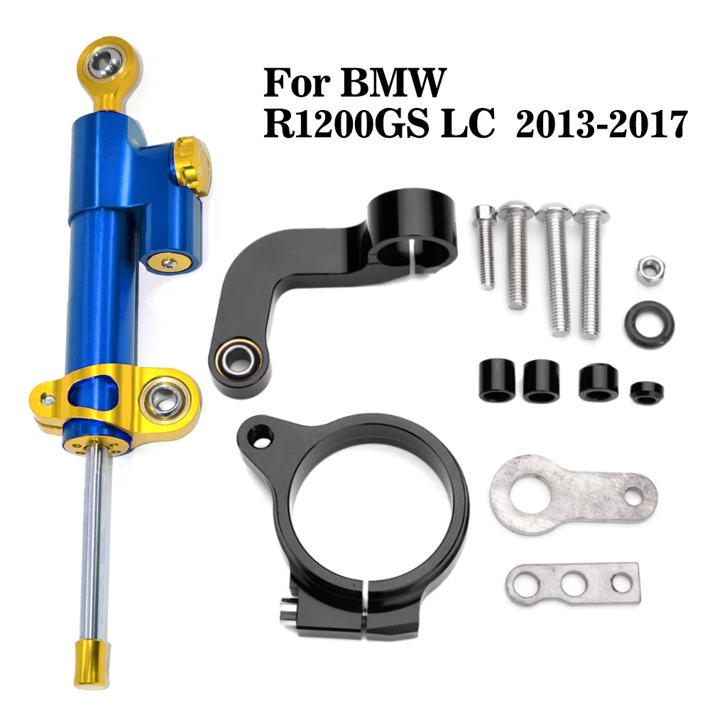 CNC Reguliuojamas Motociklų Vairavimo Stabilizuoti Amortizatoriaus Atramos Mount Kit For BMW R1200GS LC R 1200GS R 1200 GS LC 2013-2017 m. 2016 m.