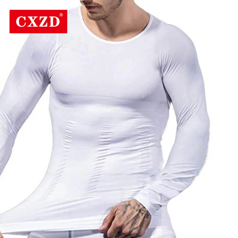 CXZD Vyrų Liekninamasis Kūno Shapewear Korsetas Pilvo Suspaudimo Pilvą Kontrolės Plonas Juosmens Cincher Modeliavimo Korekcinę Pilvo