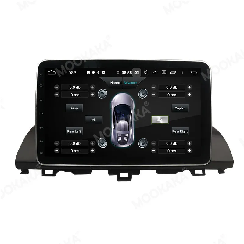 Carplay Android10 Navigacijos honda Accord 10 2018 2019 Autostereo headunit Multimedia player Automobilio radijo magnetofonas px5/px6