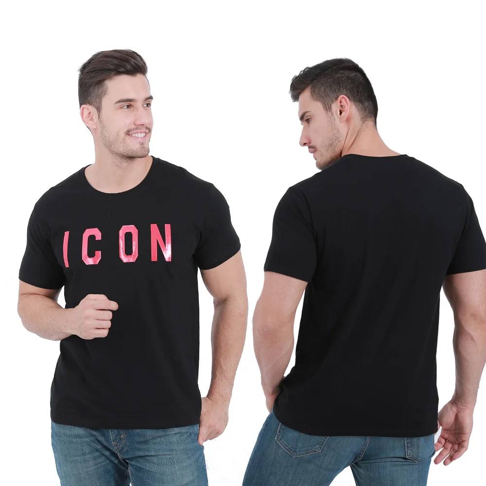 DSQICOND2 Prekės DSQ 2020 Atsitiktinis marškinėliai PIKTOGRAMĄ Spausdinti Viršūnes vyrai Moterys Vasarą Atsitiktinis Medvilnės trumpomis Rankovėmis Tees Prarasti Pora Viršūnės