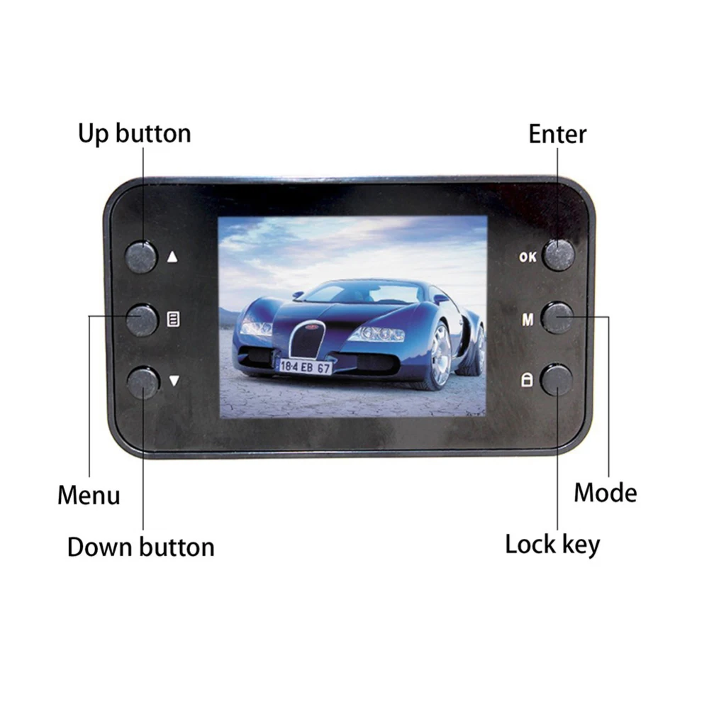DVR Mini Automobilių Kamera, Diktofonas, vaizdo Kamera 2.4