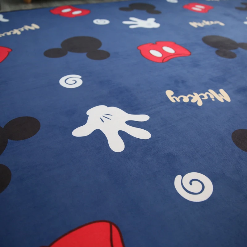 Disney Mickey Minnie Mouse Kilimas Vaiko Kūdikių Nuskaitymo Žaidimo Kilimėlis Kilimų Patalpų Sveiki Minkštas Ketverių Sezono vaikai Kilimėlis dovanų antklodė