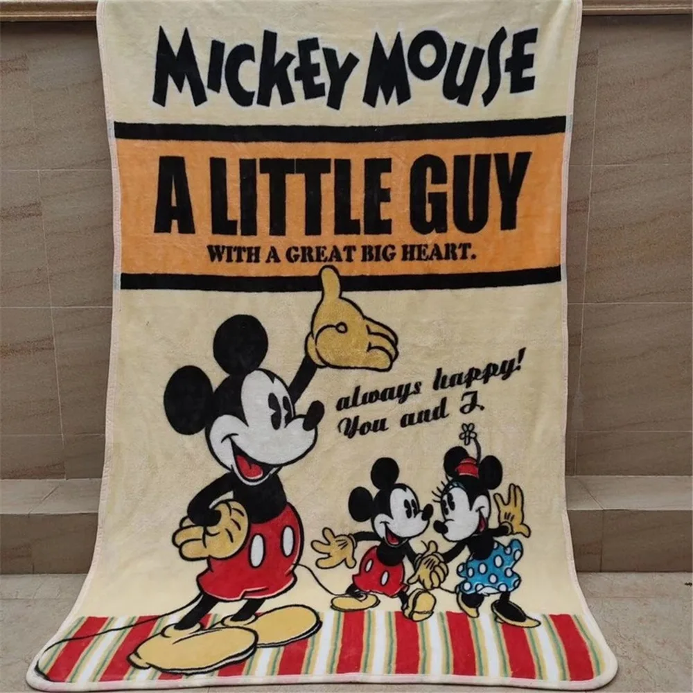 Disney vaikams Mikė pūkuotukas Flanelė, Antklodė, Mickey Minnie mouse antklodė baby storą antklodę Kašmyras