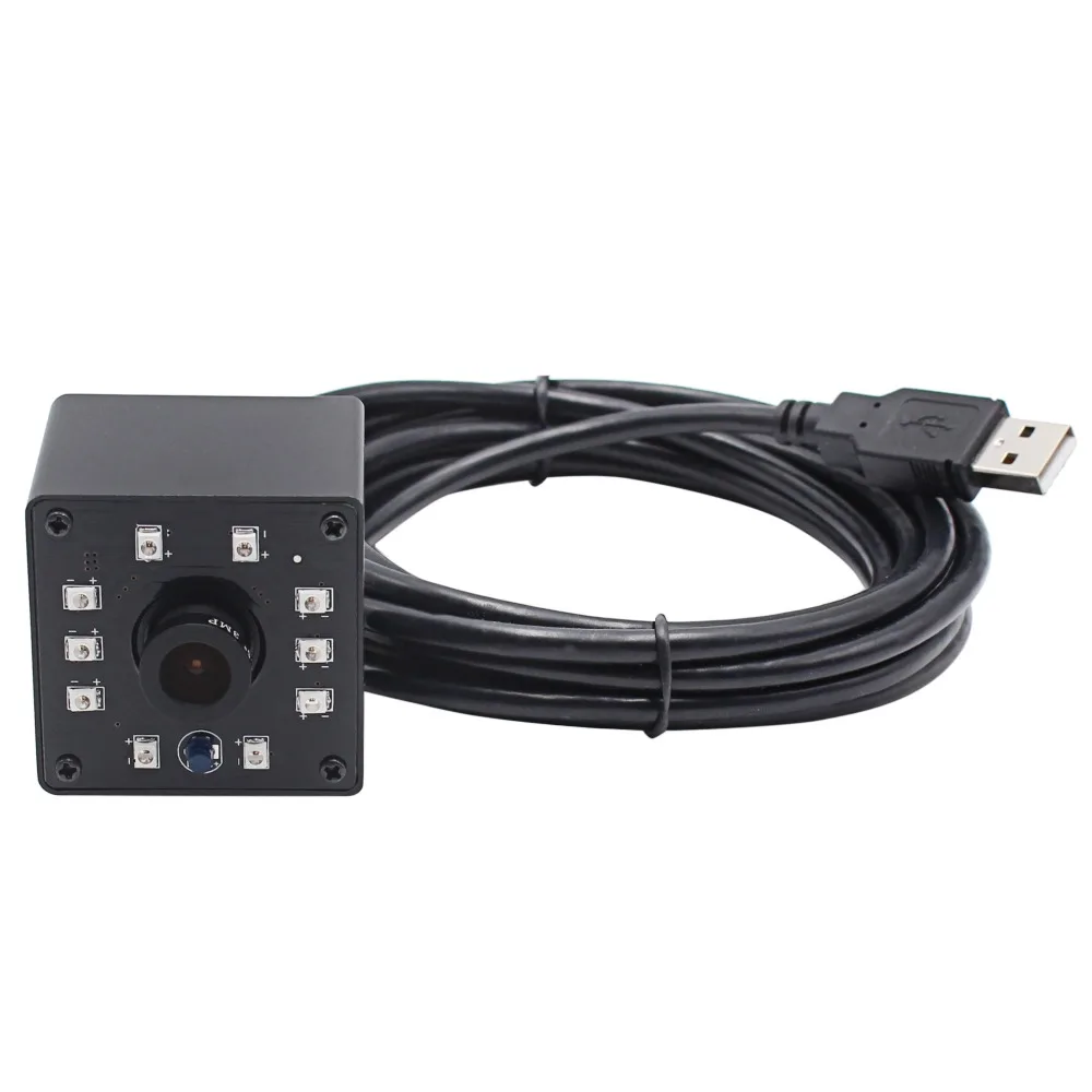 ELP Sony IMX322 USB Kamera Mažai Šviesos SPINDULIŲ Naktinio Matymo USB Kamera HD 1080P 30 fps H. 264 Nemokama Vairuotojo Plug and Play už ATM Kioskas
