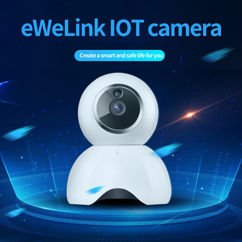 EWeLink IP Kamera Smart DI HD Kamera reomotely žiūrėjimo telefonu APP kontrolės Naktinio Matymo Saugumo Vaizdo Stebėjimo Kamera