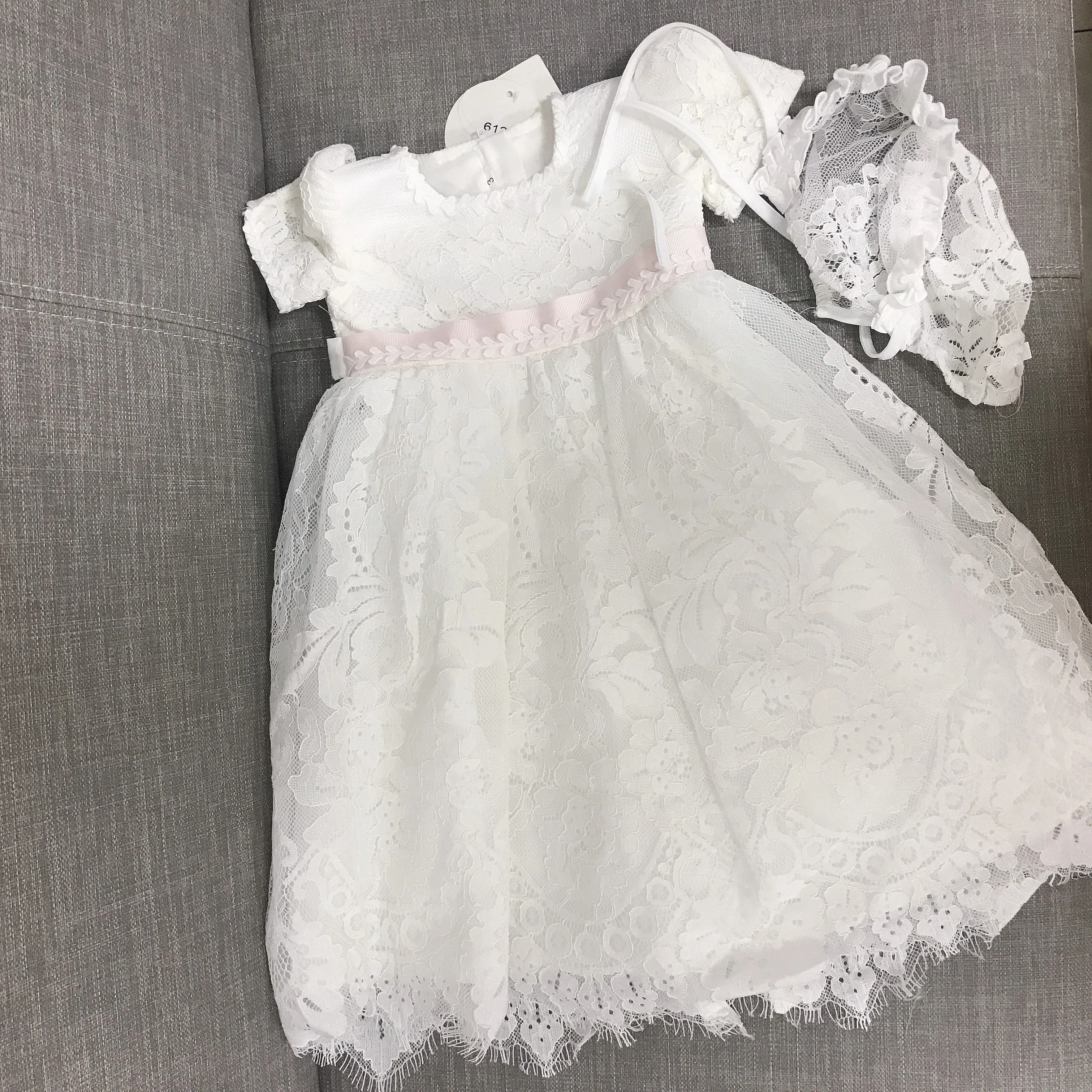 Europos ir Amerikos Pratęstas Krikšto Papildomų Krikštynų Suknelė Kūdikių Šalis Suknelė Baby Girl Dress Vestidos Para De Navidad Bebes