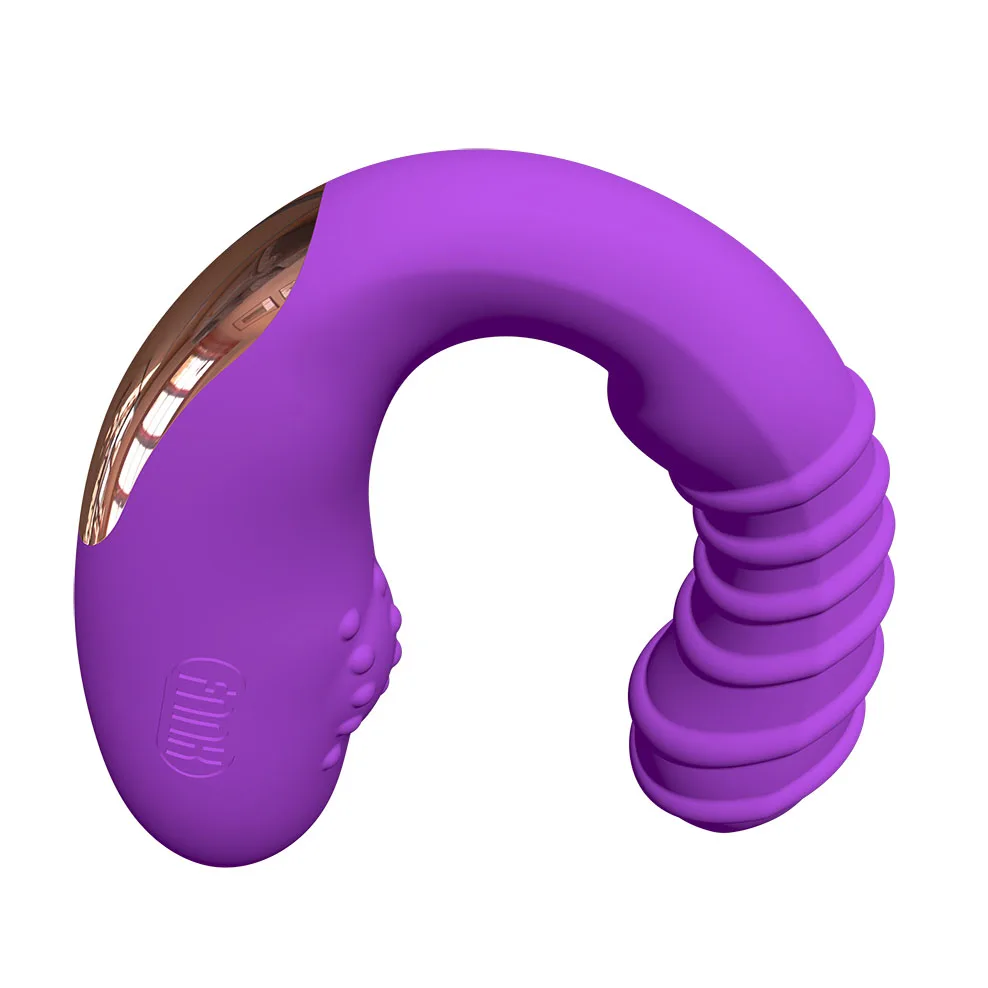 FAAK U Formos Vibratorius Pora Sekso Žaislai USB Įkrovimo G Spot Klitorio Vibratoriai, prostatos masturbuotis, briaunoti silikono analinis kaištis