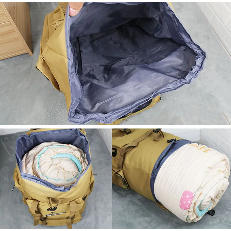 Fengtu 70L lauko sporto, alpinizmo maišelį Kelionės žygiai kuprinė Daugiafunkcinis neperšlampamas maišelis