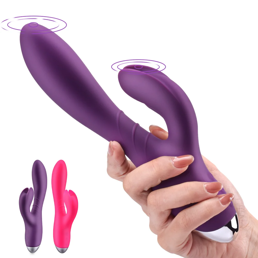 G-taško Vibratorius USB Įkrovimo Triušis Išjungti Dildo Klitorio Stimuliacija, Masažas SHAKI Moterų Suaugusiųjų Sekso Parduotuvė, Sekso Žaislai Moterims