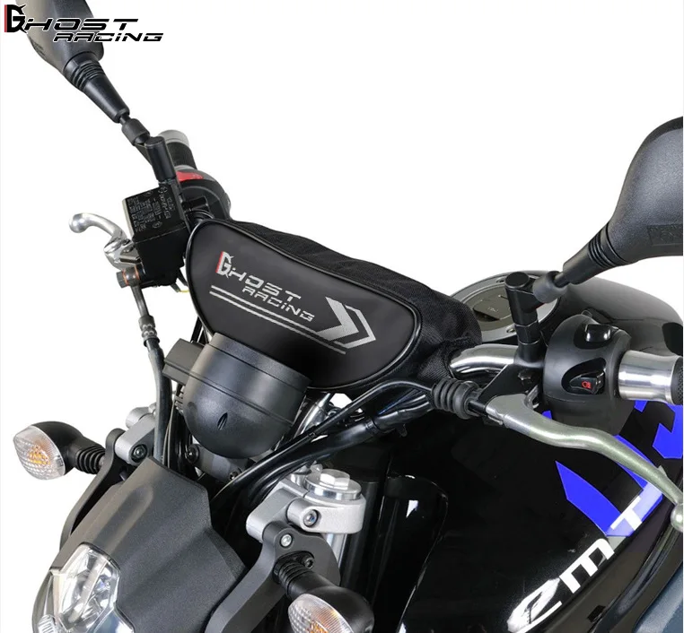 GHOUST LENKTYNIŲ Motociklo Vairo Krepšys, atsparus Vandeniui Motociklo Kuprinė Šakutės Juosmens Krepšys Kelionės Krepšys