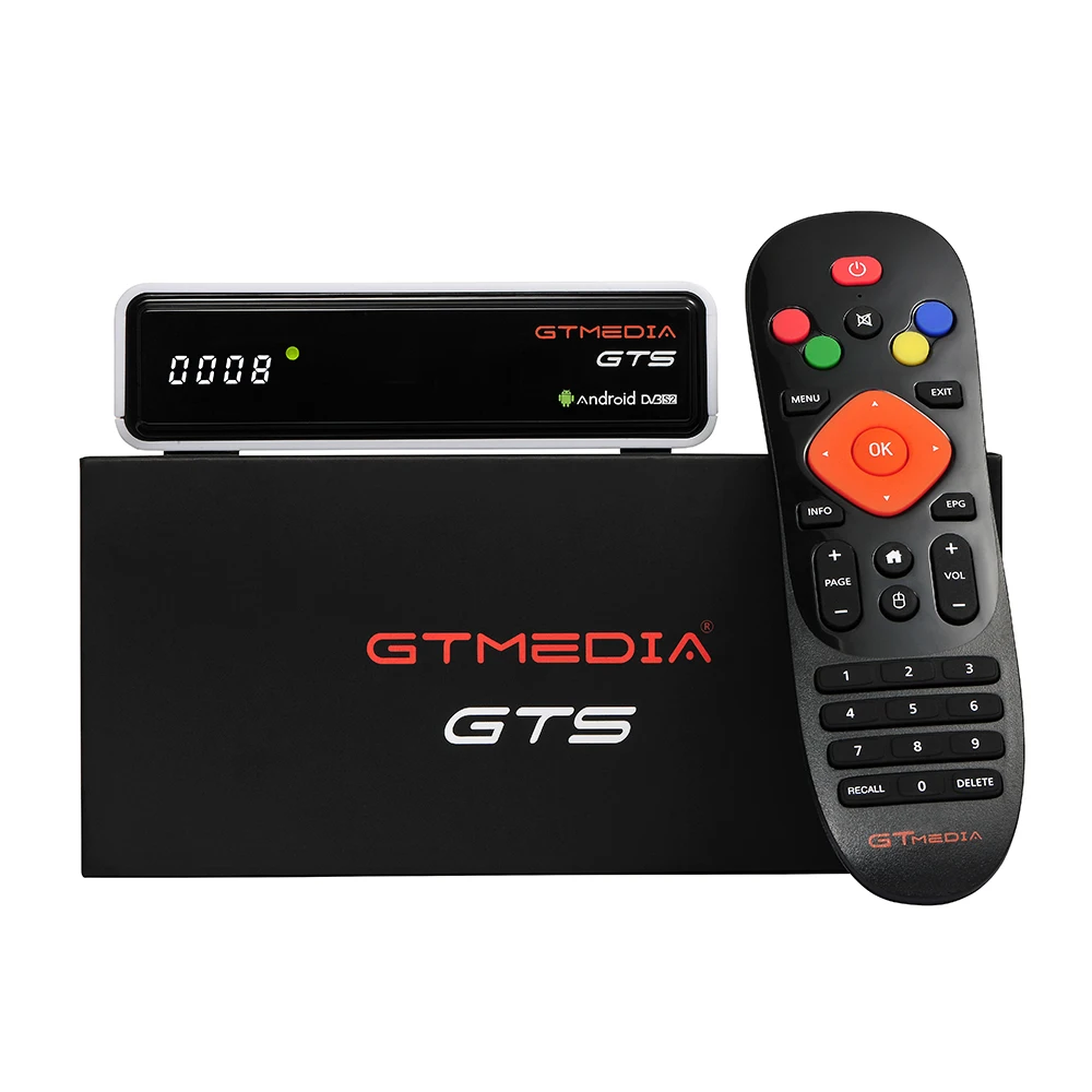GTmedia GTS Smart TV Box 4K H. 265 HDR Quad Core 2G 8G WIFI Paramos Netflixmedia grotuvas TV Palydovinis Imtuvas Set Top Box, Nr. App