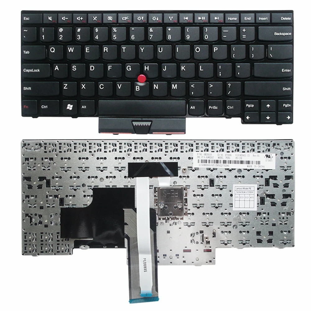 GZEELE Naujas JAV Klaviatūros, IBM, Lenovo, skirtą ThinkPad Edge E430 E435 E330 E430C E430S E445 E335 S430 T430U anglų klaviatūra US