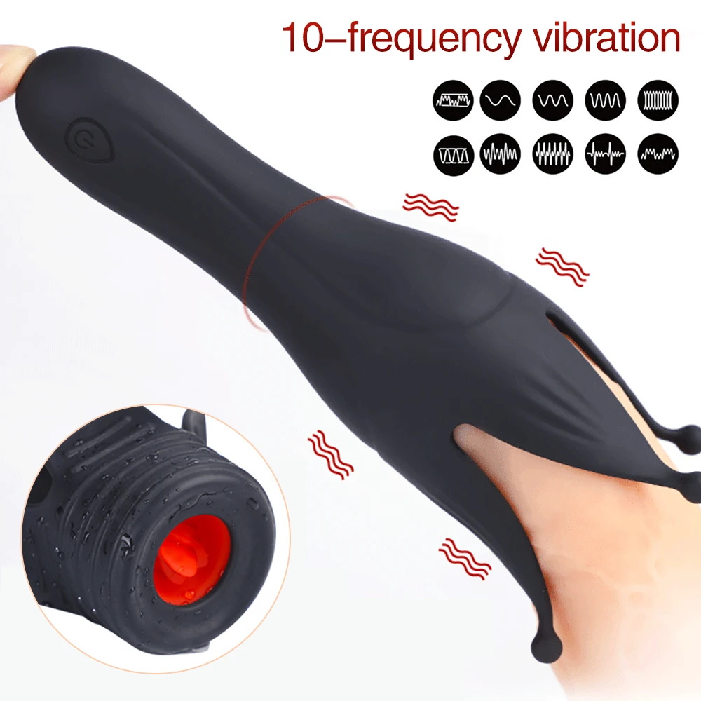 Galingas Vibratorius Blizgesys Massager Varpos Stimuliacijos varpos nedelsiant treneris Vyrų Masturbator Sekso Mašina Sekso žaisliukai Vyrams Suaugusieji