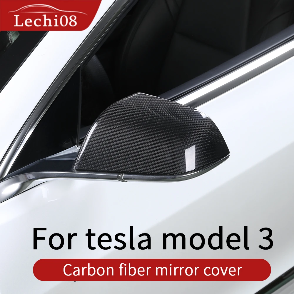 Galinio vaizdo veidrodėlio dangtelis Tesla model 3 priedai/automobilių telsa modelis 3 modelis 3 tesla tris tesla model 3 anglies/aksesuarai