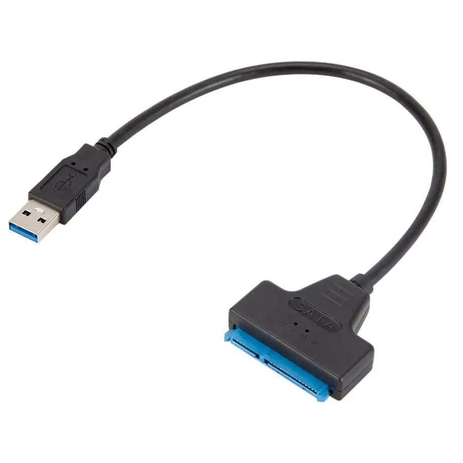 Grwibeou USB 3.0 SATA Kabelis Sata į USB Adapteris Parama 2.5 Colio Išorinis SSD HDD Kietąjį Diską 22 Pin Sata Kabelis Adapteris