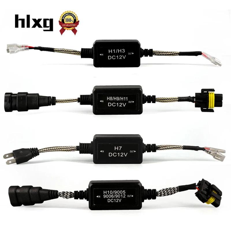 HLXG Automobilių Reikmenys H7 LED CANBUS Dekoderis Adapteris Klaidų, Jokių klaidų, Jokių trukdžių