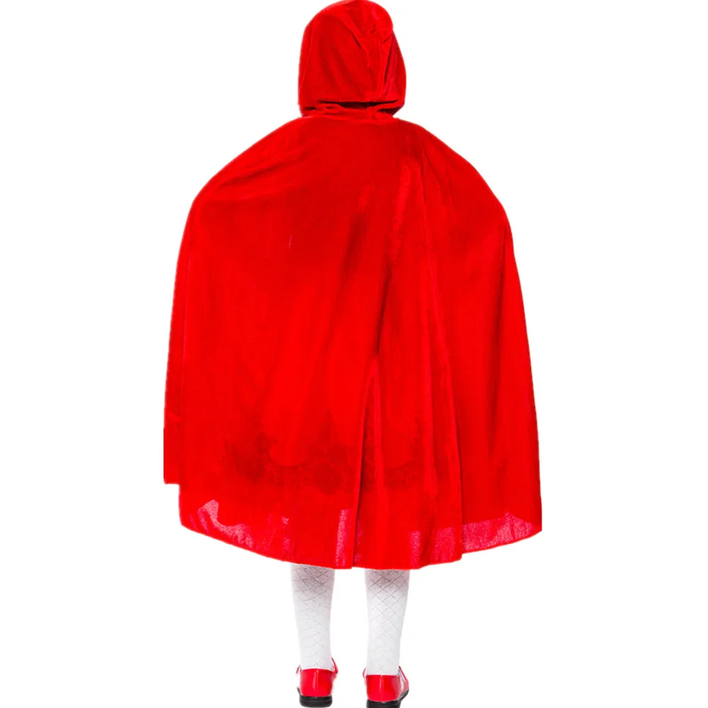 Helovinas Little Red Riding Hood Kostiumas Vaikams Fantasia Vaikų Mergaičių Veiklos Cosplay Filmo personažas Išgalvotas Suknelė