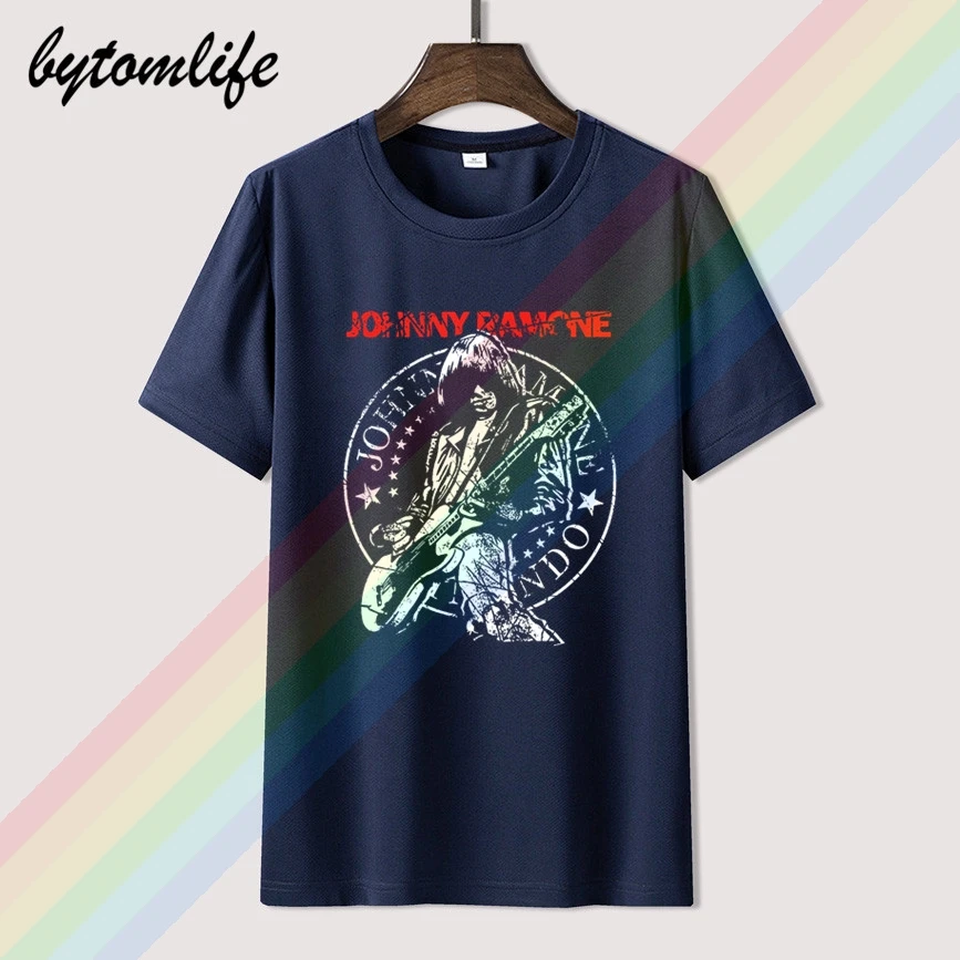 Johnny Ramone Limited Edition Marškinėlius Vyrų Vasaros Juodos spalvos Medvilnės, trumpomis Rankovėmis, Populiarus Normalus Tee Marškinėliai Topai Tee Unisex
