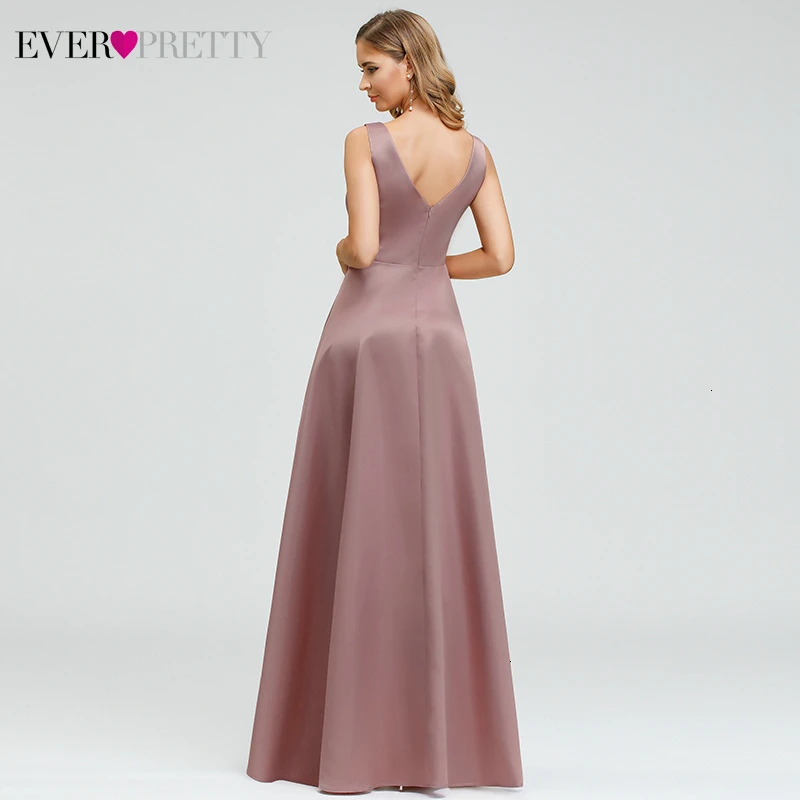 Kada Nors Gana Dusty Pink Prom Dresses Dviguba V-Kaklo Blizgučiais Nesimetriškas Rankovių Sparkle Oficialią Chalatai Vestidos Formales 2020 M.