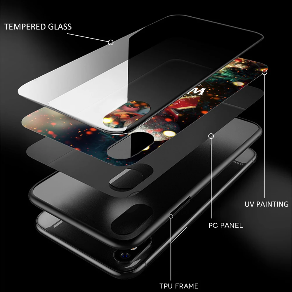 Kakegurui Grūdintas Stiklas Telefono Dangtelį Atveju iPhone, SE 2020 m., 5 5s 6 6s Plius 7 8 Plus X XR XS 11 Pro Max