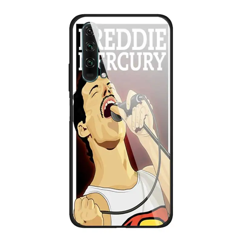 Karalienė Freddie Mercury Telefoną Atveju Huawei 30 Lite 20 Por P9 10 Mate 10 9 Garbę 9 10 NOVA 5 Padengti Stiklo Huawei P20 Atveju