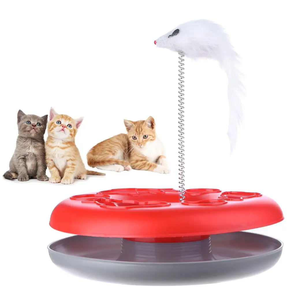 Kačių Žaislai Pavasario Pelių, Spalvinga Žaidimo Lentos Pet Juokingi Žaislai Kačiukas Interaktyvus Kibinimas naminių Gyvūnėlių Produktai, Žaislai Katėms