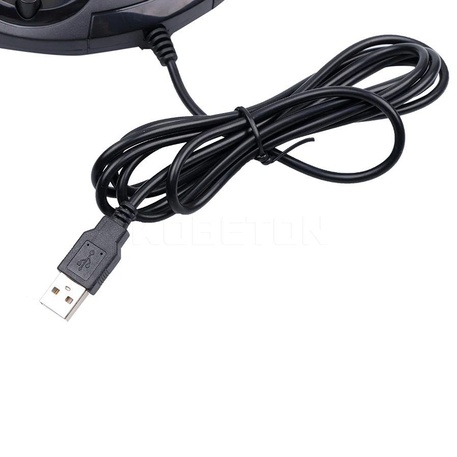 Kebidu USB Klasikinis Gamepad USB Žaidimų Valdiklis Joypad Laidinio 6 Mygtukai SEGA Genesis/MD PC/2 Y1301 /MAC Mega Drive