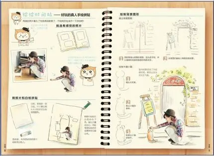 Kinijos Linijos piešimo knygoje Kinų šiltos spalvos pieštuku eskizas tapybos pamoka knygos savarankiškai besimokančiųjų Feile paukščiai