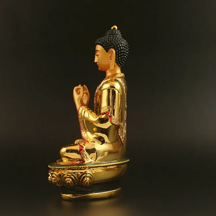 Kinijos Tibeto Budizmas Dervos Gild Sėdėti Lotoso Vairocana Shakyamuni Budos Statula