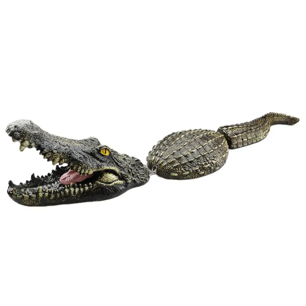 Kintama Krokodilo Galva Vandens Masalui Sodas, Tvenkinys Meno Dekoro Goose ' s Predator Garnys Antis Kontrolės Sodo Puošmena
