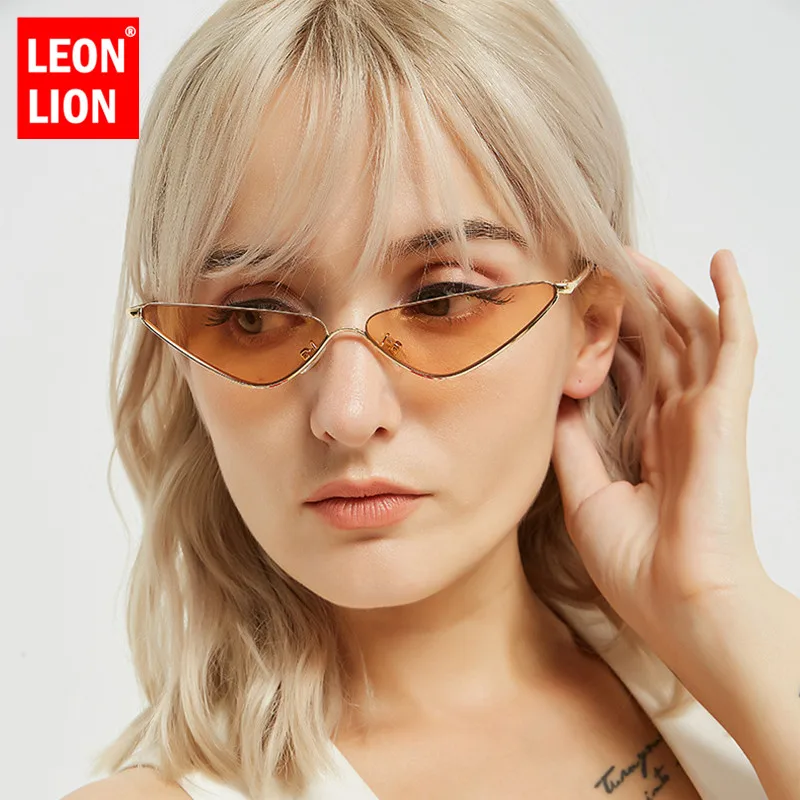 LeonLion 2021 Klasikinis Metalo Cateye Akiniai nuo saulės Moterims Vintage Akiniai Street Beat Pirkinių Veidrodis Oculos De Sol Gafas UV400