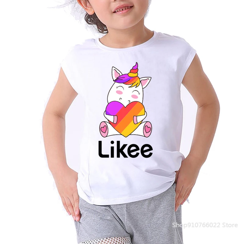 Likee mados t-shirt animacinių filmų grafika berniukas marškinėlius viršūnes berniukai mielas gyvūnas vaikams drabužių mergaičių marškiniai, vaikiški drabužiai