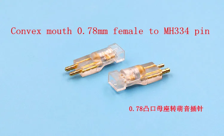 MMCX 0.78 ie80 qdc FitEar JH exk pin adapteris 0.78 mm moteris mmcx pin 1pair(2VNT)