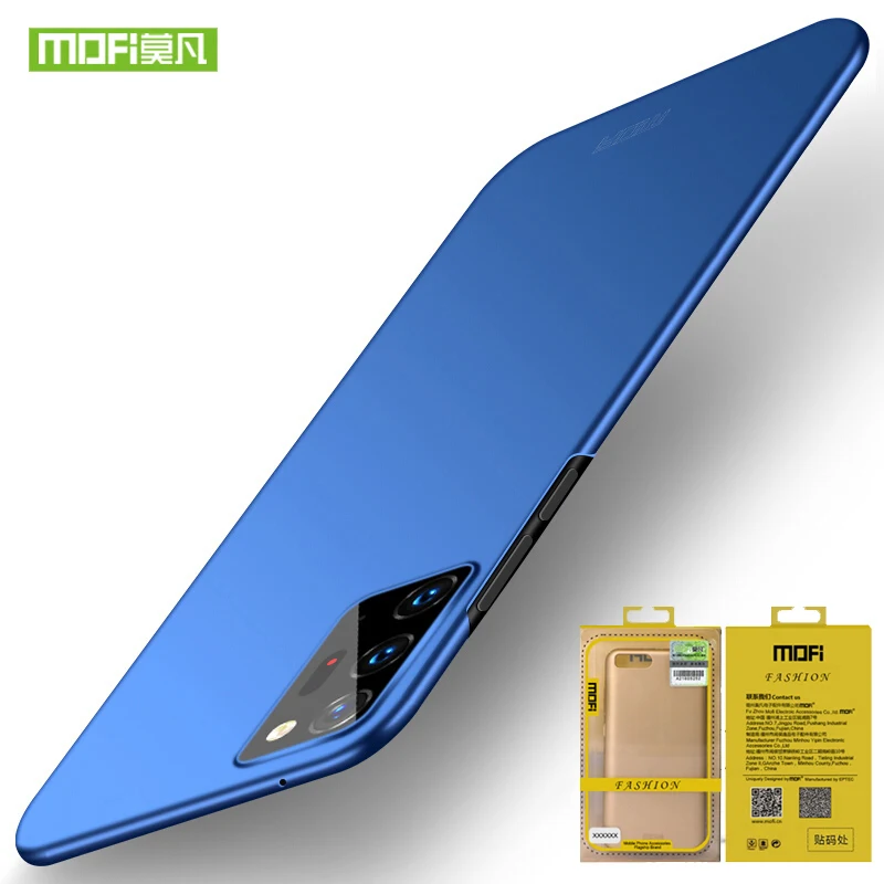 MOFi Prekės Telefono Case Cover For Samsung Galaxy Note 20 Ultra 10 Pastaba Pro 20 Pastaba atveju silikono šveitimas padengti sunkiai PC Galinį dangtelį