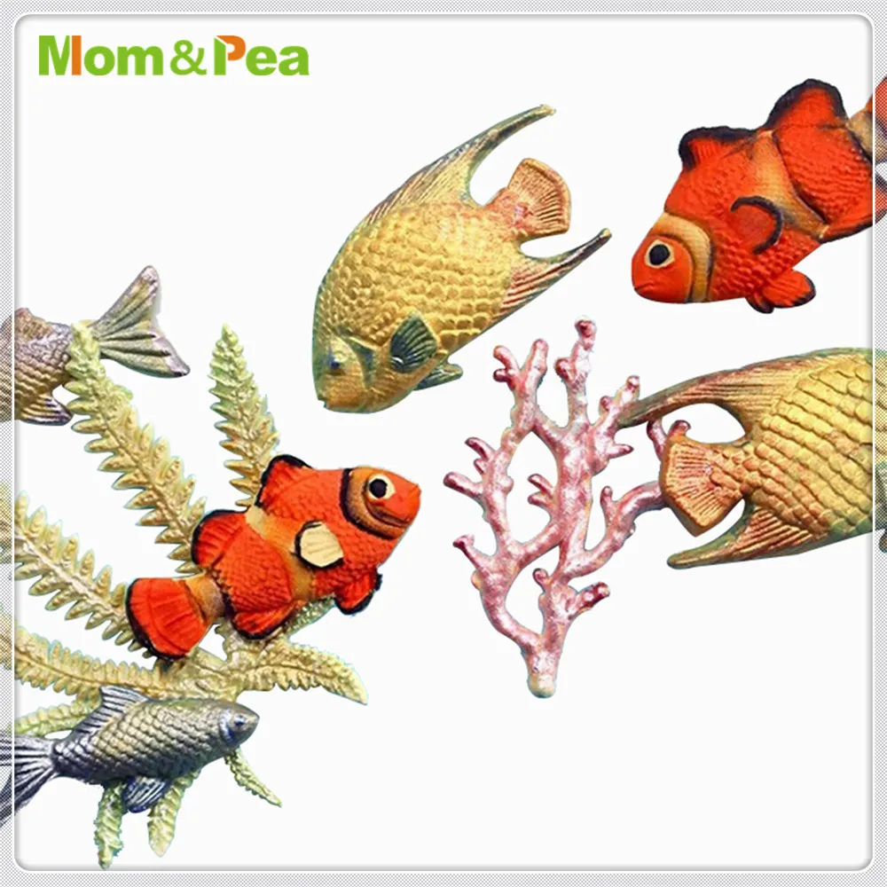 Mama&Žirnių MPA2022 Žuvies Formos Silikono Formos Pyragas Apdaila Minkštas Pyragas 3D Pelėsių, Maisto Klasės,