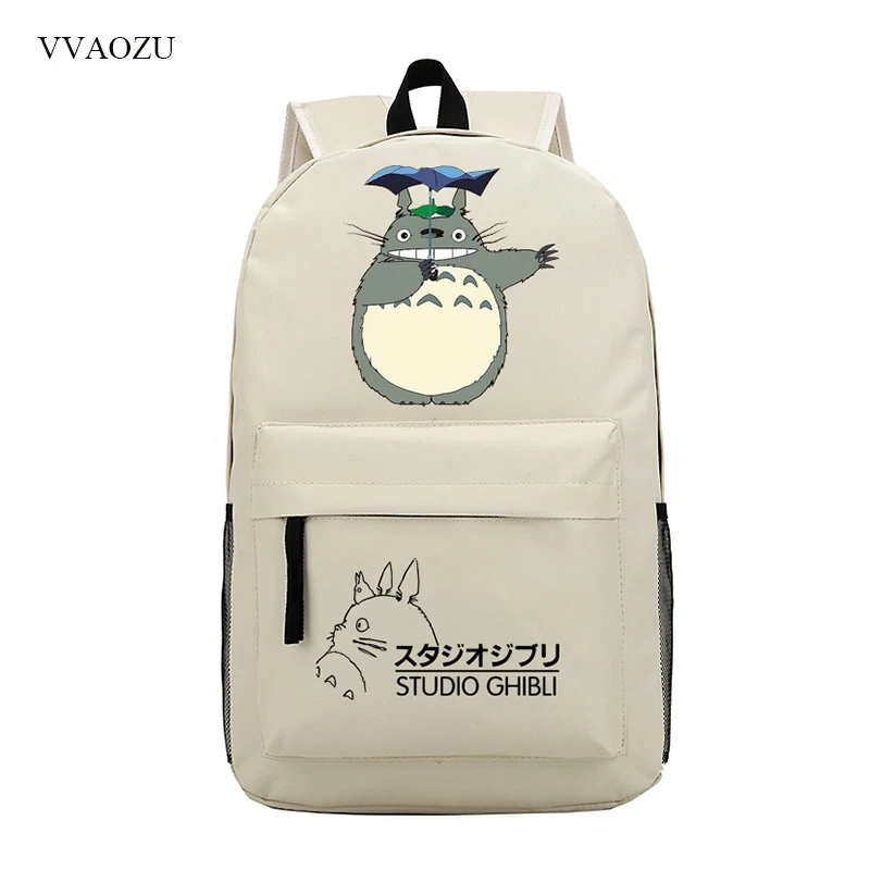 Mano Kaimynas Totoro Kuprinė Japonijos Animacinių filmų Anime Peties Maišas, Kuprinė Bookbag už Paauglys Studentų Berniukų, Mergaičių