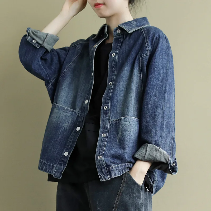 Max LuLu Naujų 2020 M. Korėjos Mados Stilius Pavasario Ponios Vintage Džinsai Švarkai Atsitiktinis Laisvi Moteriški Paltai Moterų Negabaritinių Drabužiai