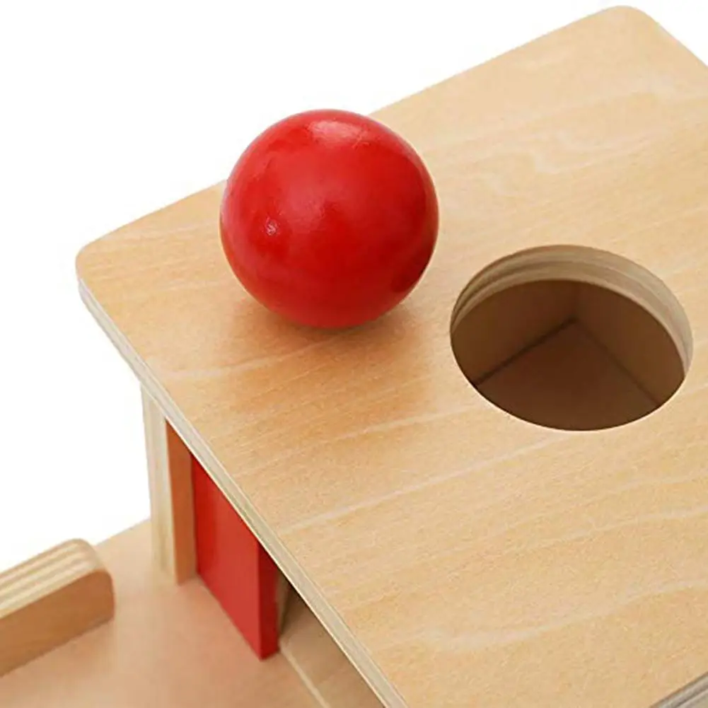 Medienos švietimo žaislas profesinės montessori medžiagos Objekto Pastovumas Dėžutė su padėklu