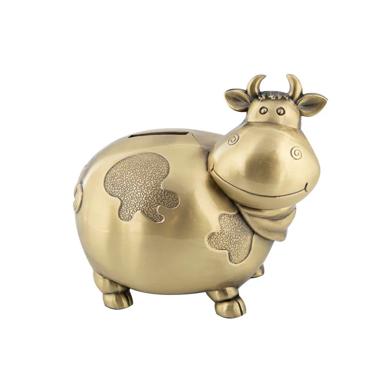 Metalo Cinko Lydinys Karvė Piggy Bank Monetų Saugojimui Pinigų Taupymo Dėžutė Animacinių Filmų Gyvūnų Modelio Kiaule Taupykle Vaikų Kūrybos Kalėdų Dovanos